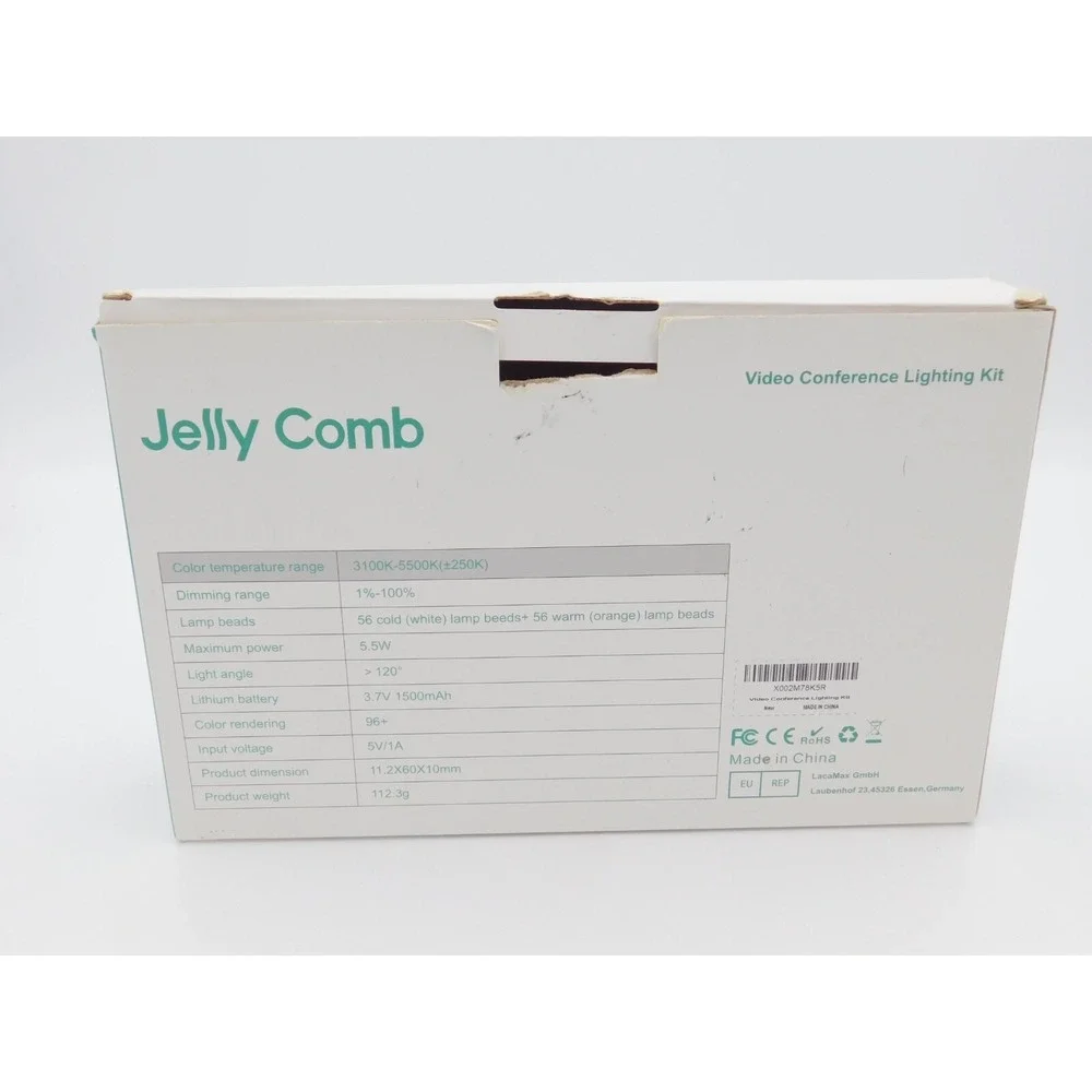 NEW Video Conference Lighting Kit Bicolor LED Light 9 PIECE OUTFIT by JELLY COMB